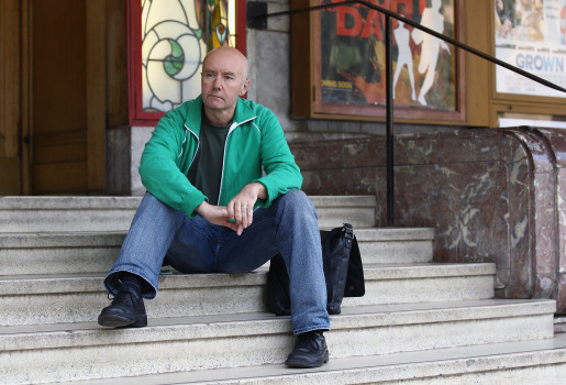 Irvine Welsh, Autor von „Trainspotting“ in Edinburgh.