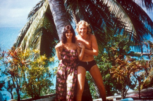 Thea und Thomas Gottschalk 1983 (Photo by Peter Bischoff/Getty Images)