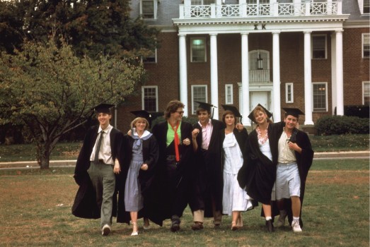 v.li.: Demi Moore, Emilio Estevez, Rob Lowe, Andrew McCarthy, Judd Nelson, Ally Sheedy und Mare Winningham