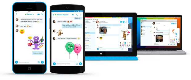 „Love Mojis“ in Skype