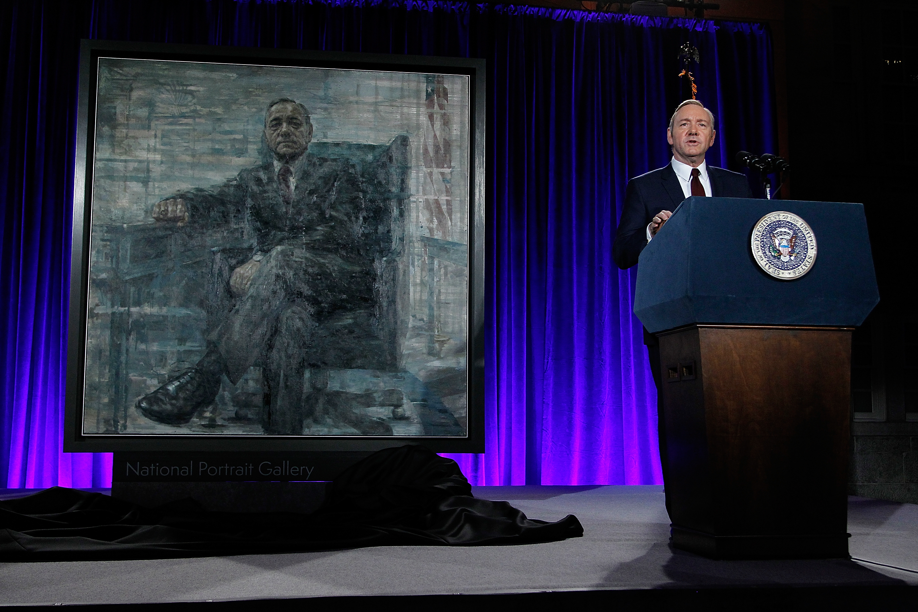 The Smithsonian And Netflix Host A Portrait Unveiling And Season 4 Premiere Of "House Of Cards"