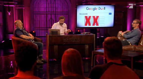 Das „Google Duell“ bei „Circus HalliGalli“