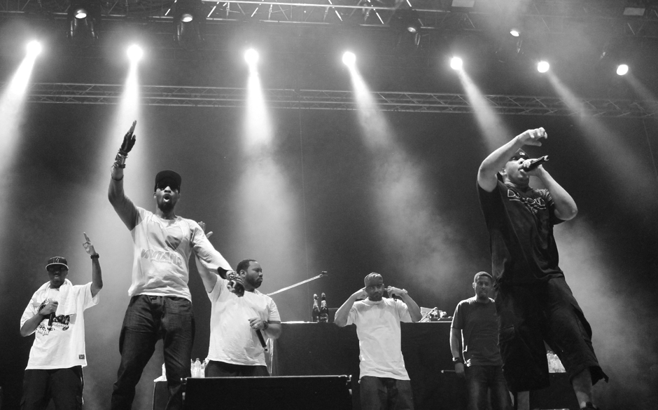 Der Wu-Tang Clan bei einem Konzert im Jahr 2015