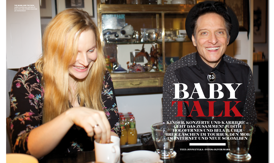 Im Neuen ROLLING STONE: Judith Holofernes Und Bela B – Der Babytalk