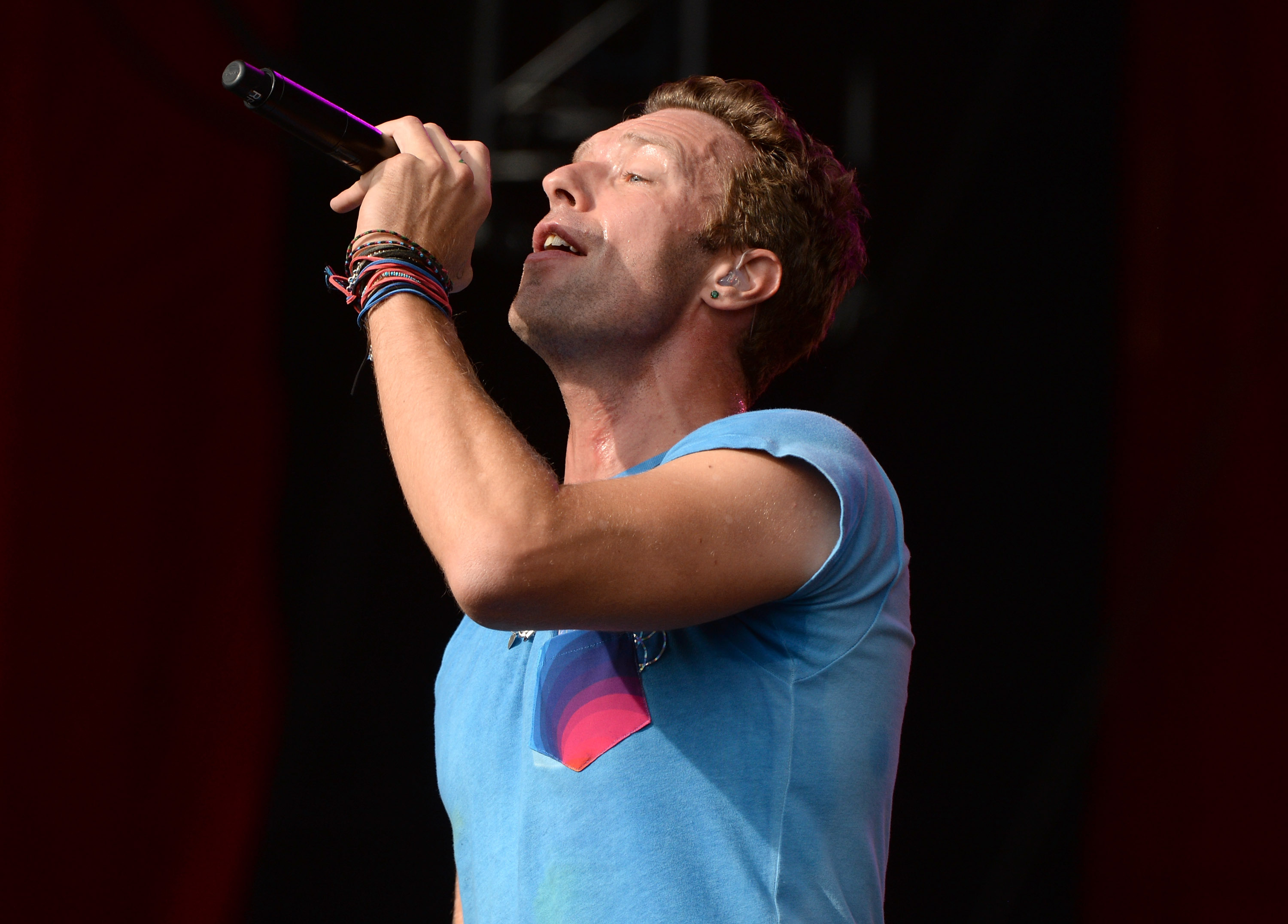 Chris Martin beim Global Citizen Music Festival, am 26. September 2015 in New York City.