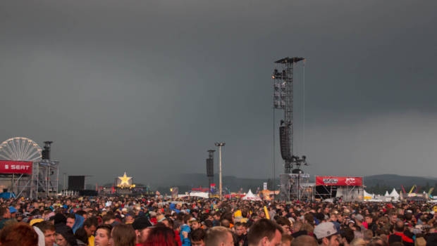 Unwetter bei „Rock am Ring“