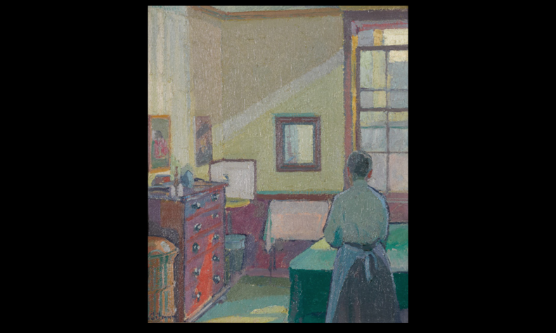 Harold Gilman, Interior (Mrs Mounter), 1917.