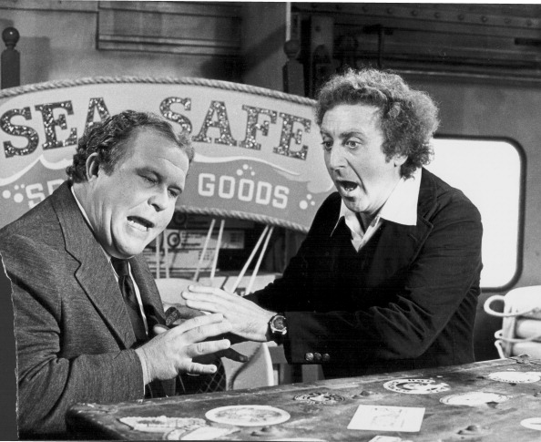 Ned Beatty mit Gene Wilder in „Trans-Amerika-Express“