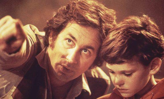 1982: Steven Spielberg mit Henry Thomas – E.T. kommt