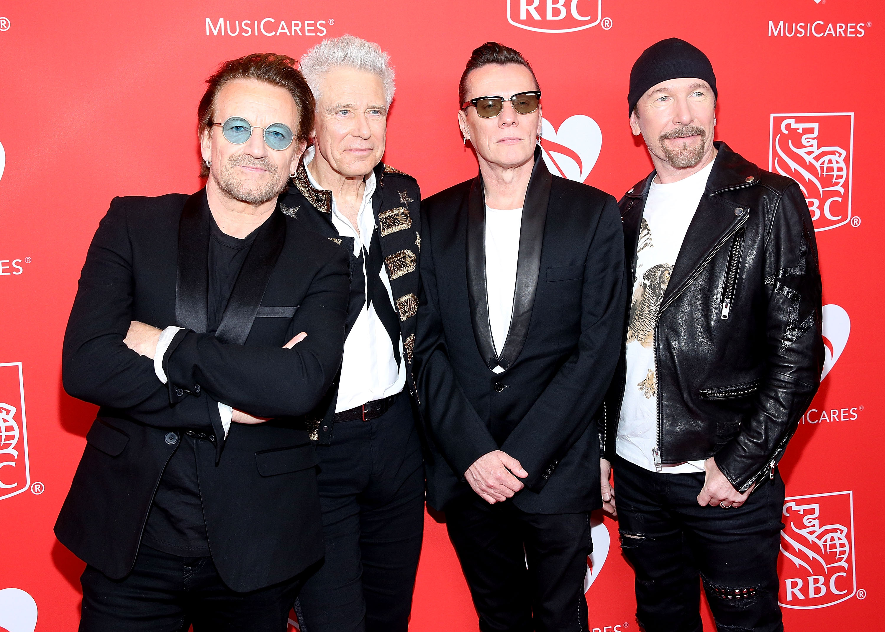 Bono, Adam Clayton, Larry Mullen und The Edge 