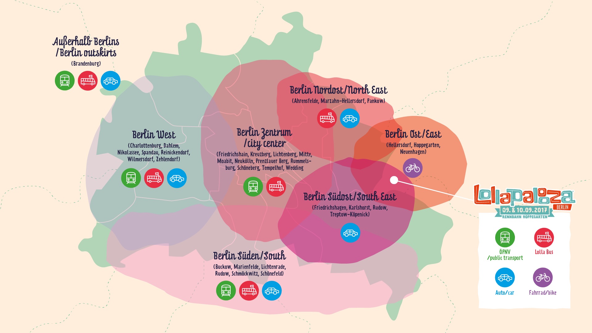 Lollapalooza Berlin Alle Infos zu Anfahrt, Sicherheit, Lineup und Wetter