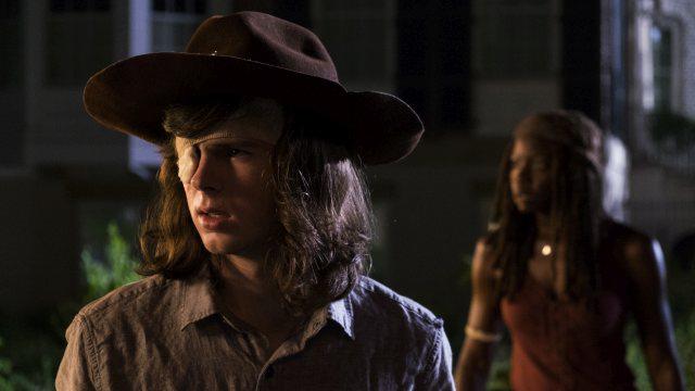 Carl und Michonne