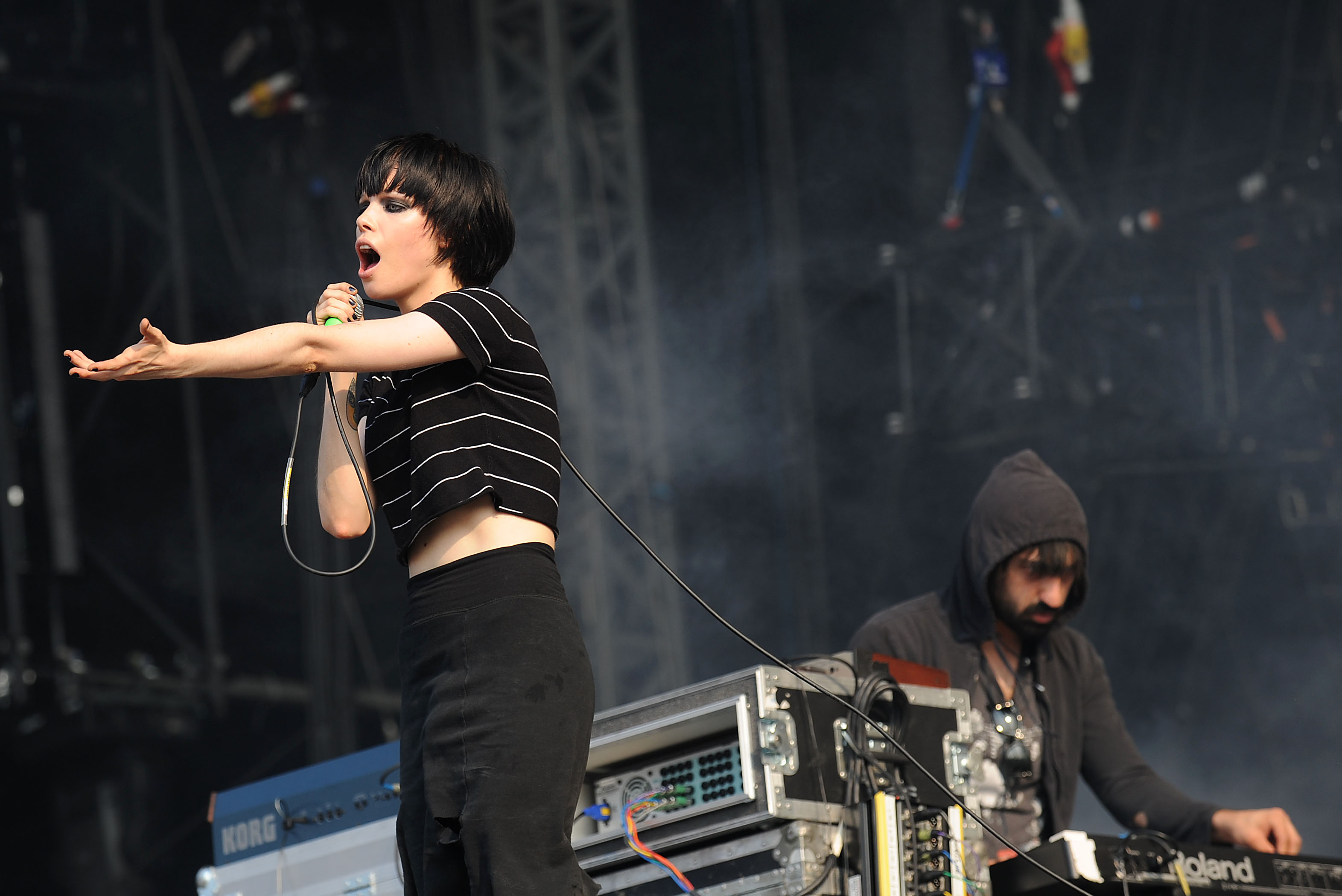 Alice Glass und Ethan Kath