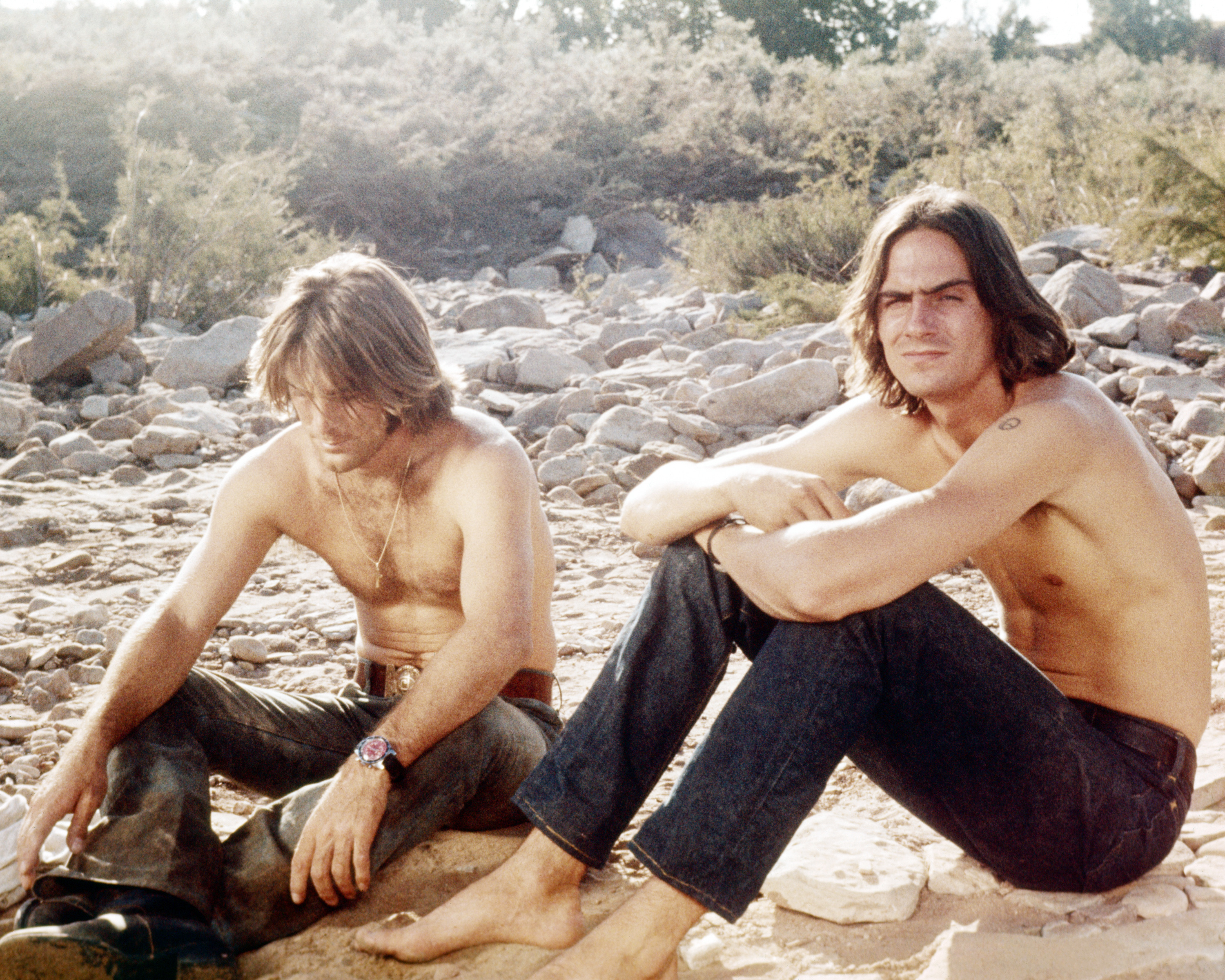 James Taylor und Beach-Boys-Drummer Dennis Wilson