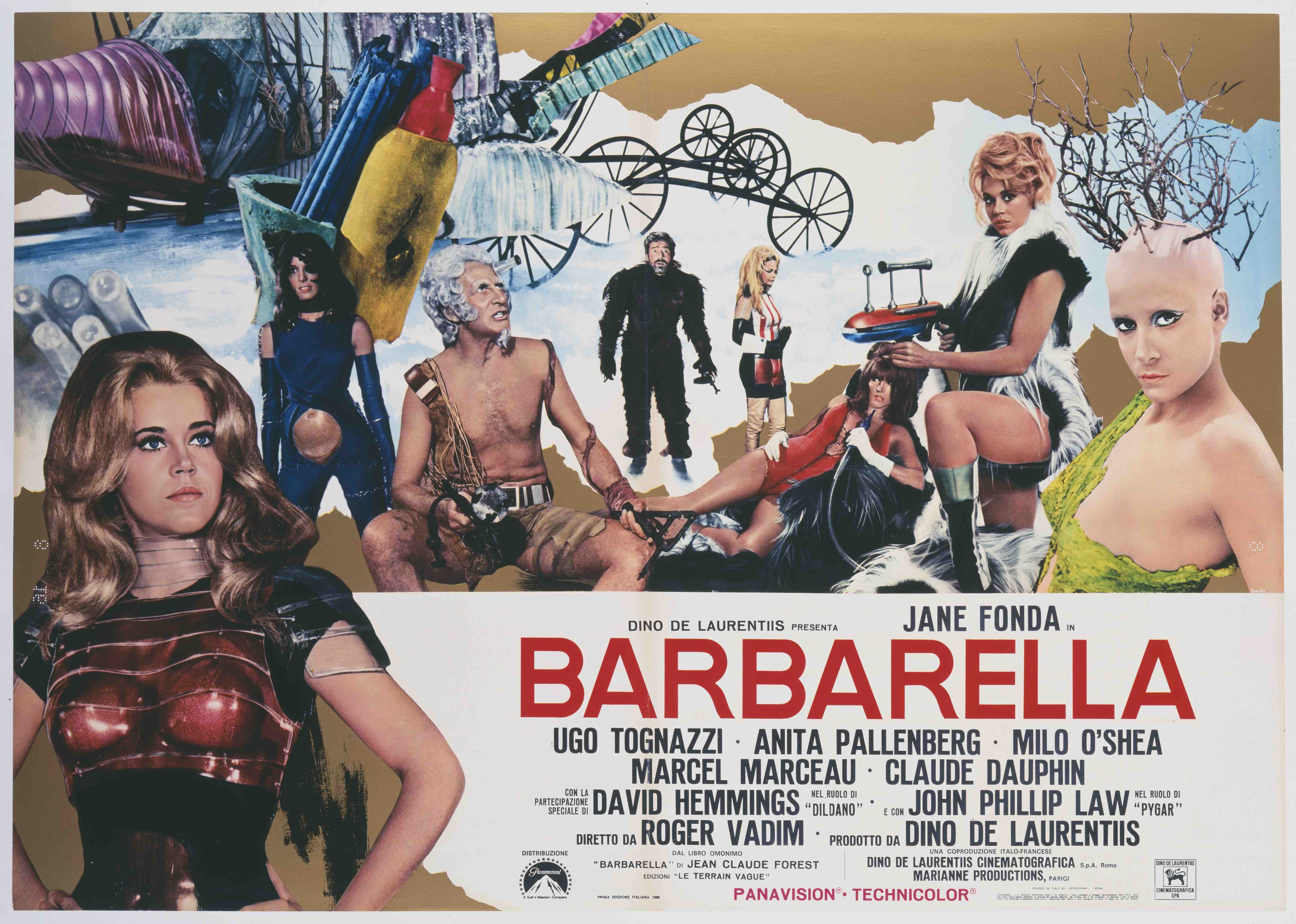 Filmposter von „Barbarella“ aus dem Jahr 1968