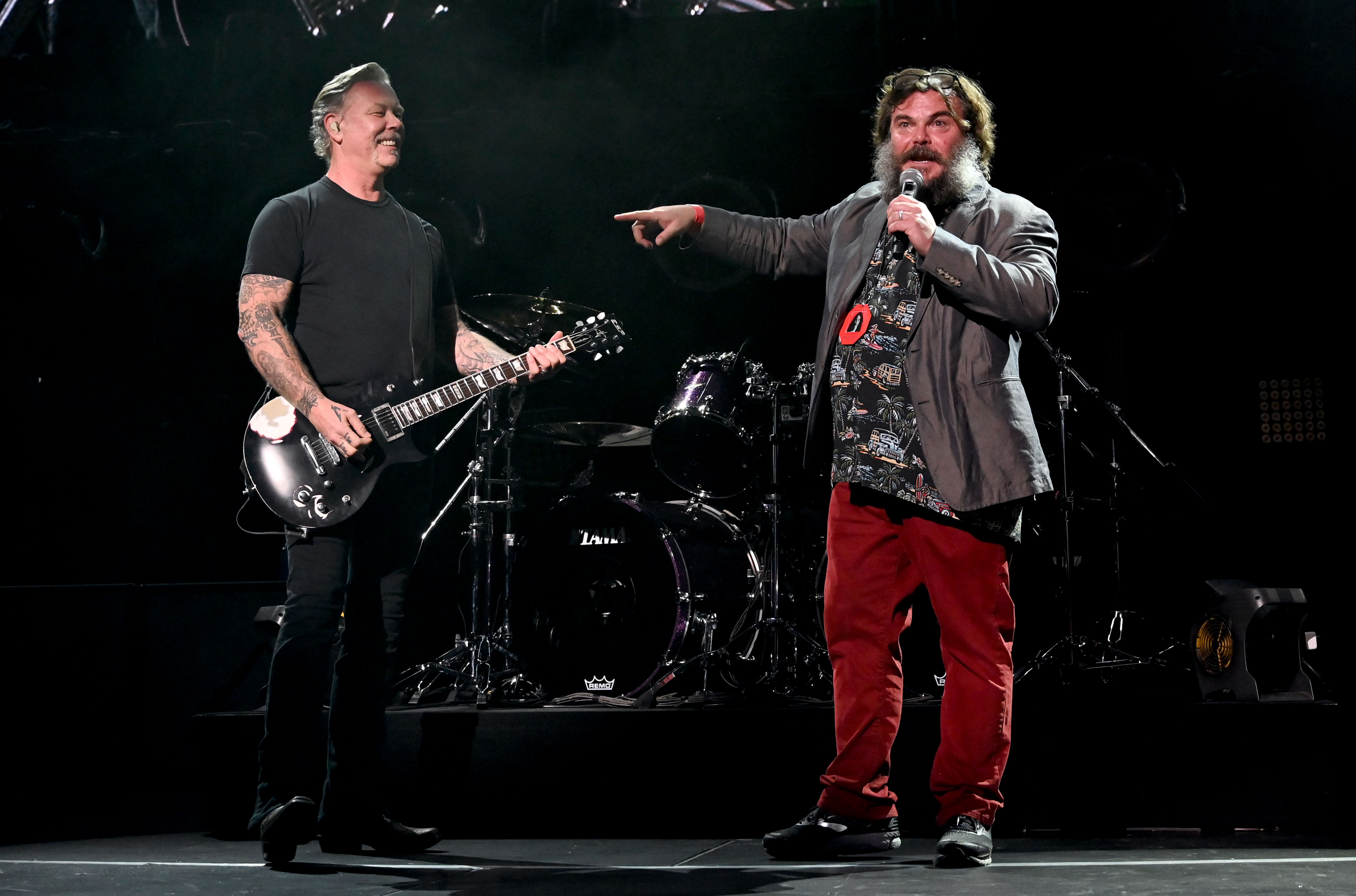 James Hetfield (Metallica) und Jack Black