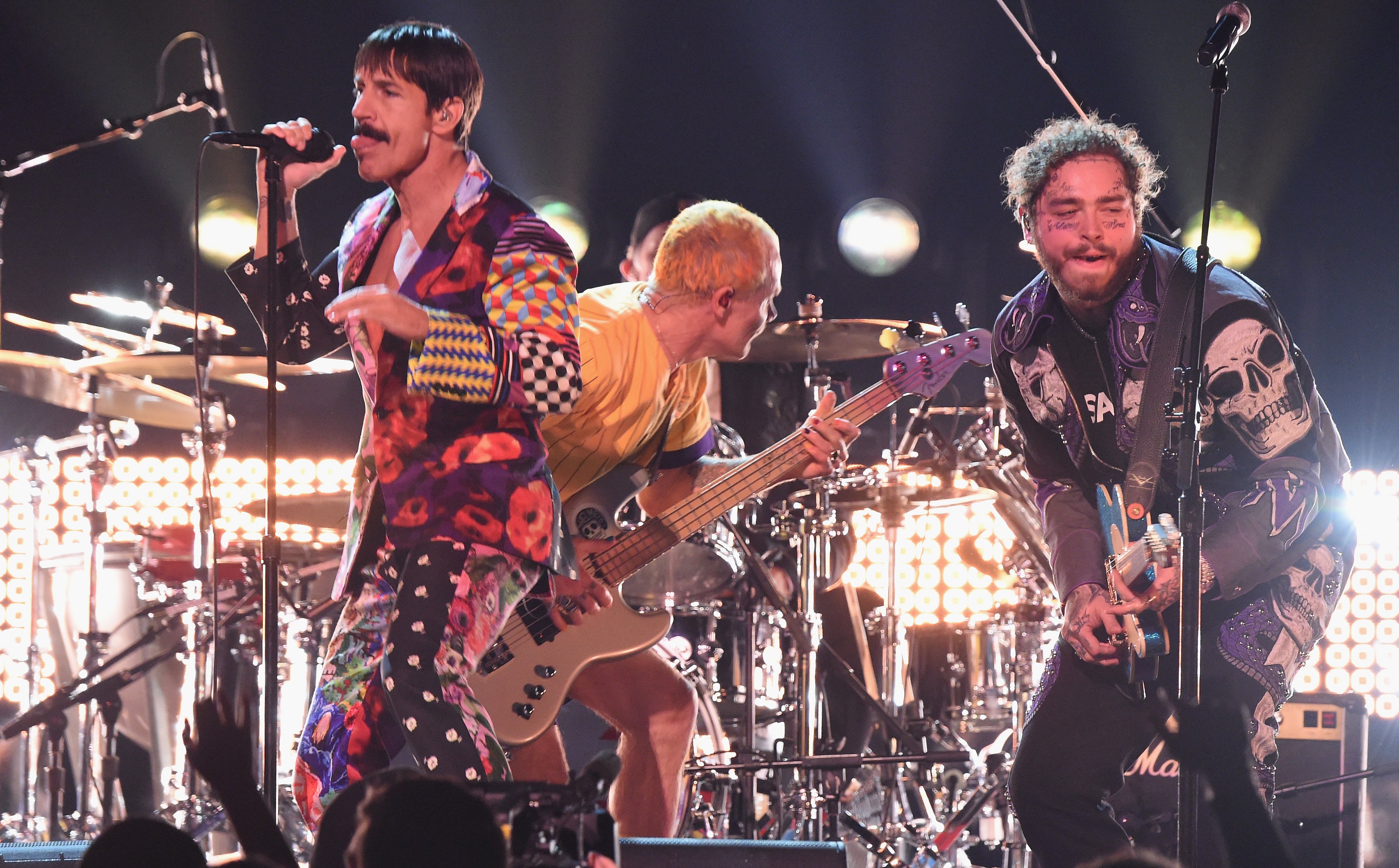 Grammys 2019 Red Hot Chili Peppers Rocken Mit Post Malone Video