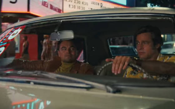 Brad Bitt und Leonardo DiCaprio machen die Straßen von Hollywood unsicher - Once Upon A Time In Hollywood