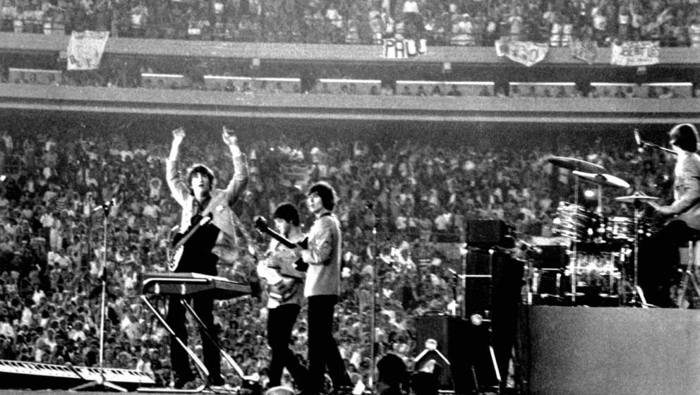 Legendare Konzerte Beatles Im Shea Stadium In New York 1965