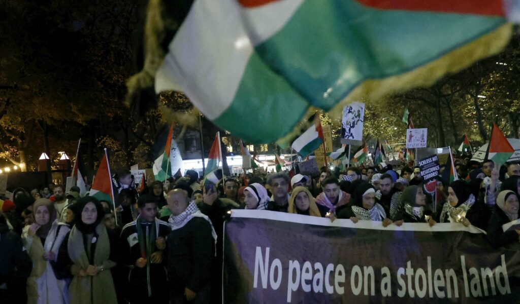 Pro-palästinensische Demonstration in Berlin im November 2023