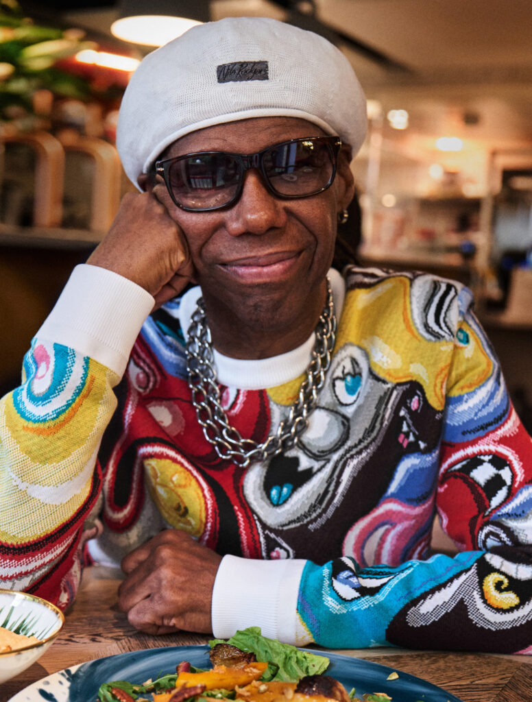 Nile Rodgers, beglückt nach einem Studio-Tag 