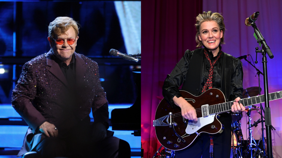 Elton John Neues Album mit Brandi Carlile in Rekordzeit abgeschlossen