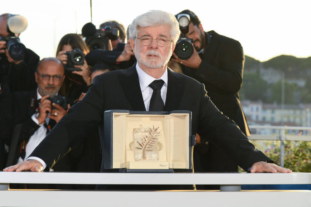 George Lucas mit dem neuen Preis für sein Lebenswerk