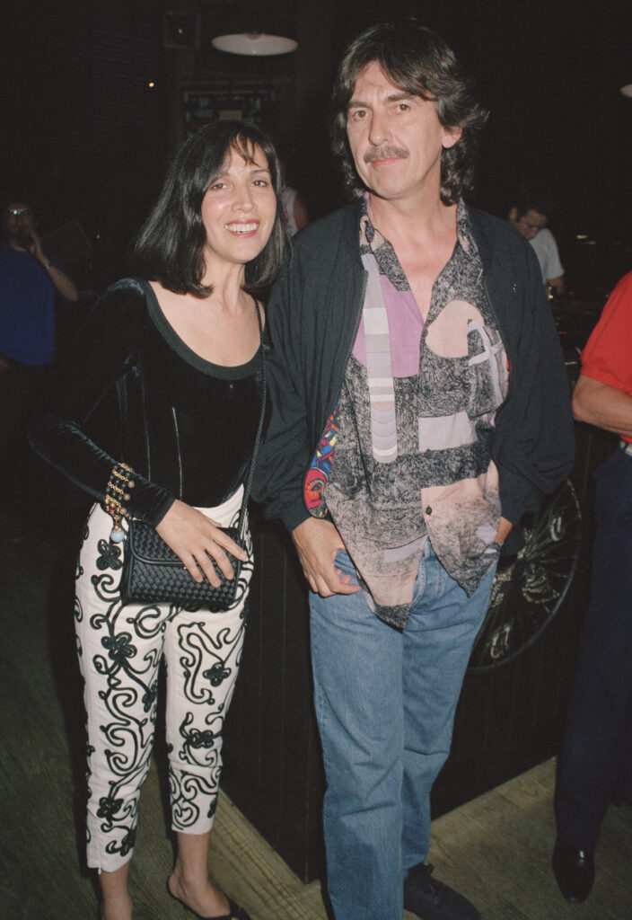 George und Olivia Harrison 1992 gemeinsam in London