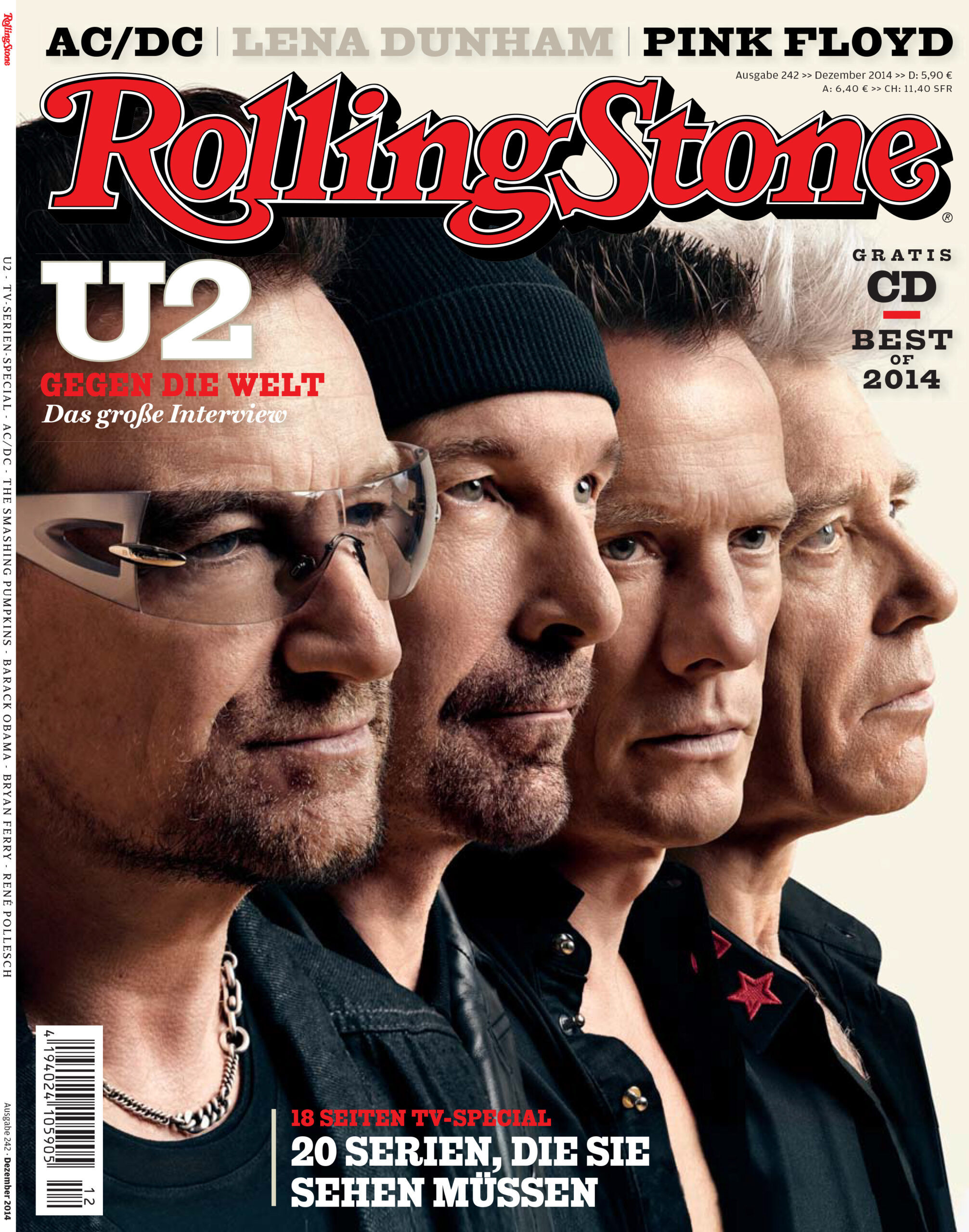 ROLLING STONE Cover Dezember 2014