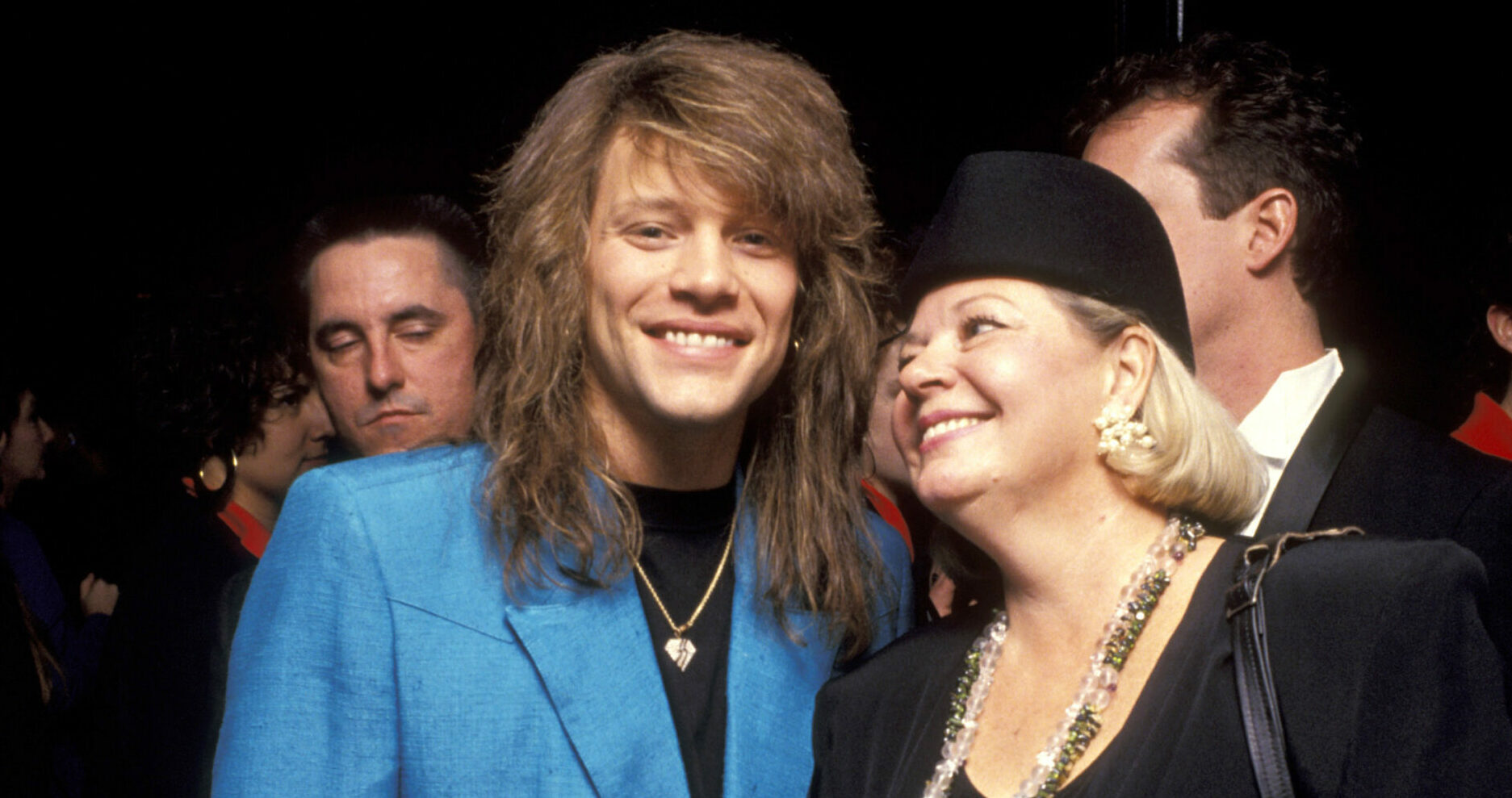 Jon Bon Jovi mit seiner Mutter Carol Bongiovi