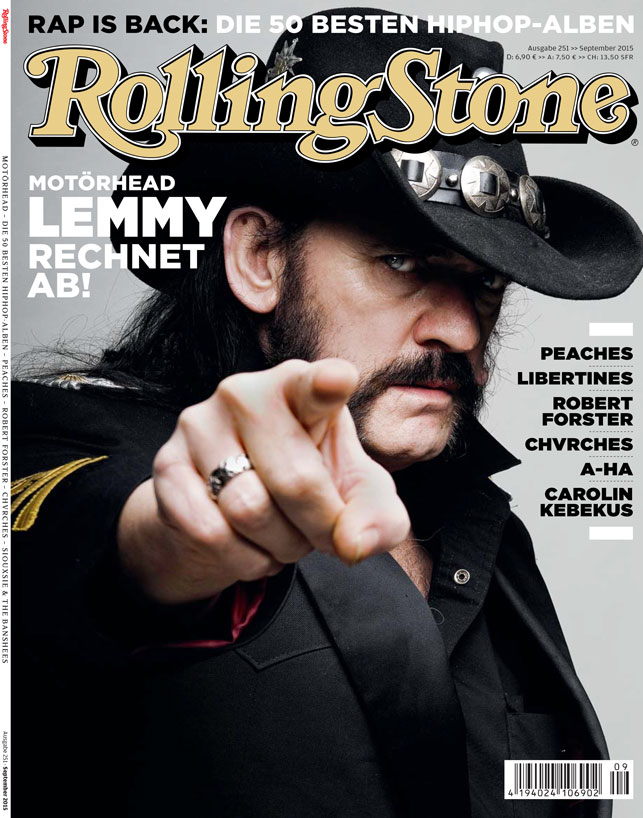 ROLLING STONE Cover September 2015