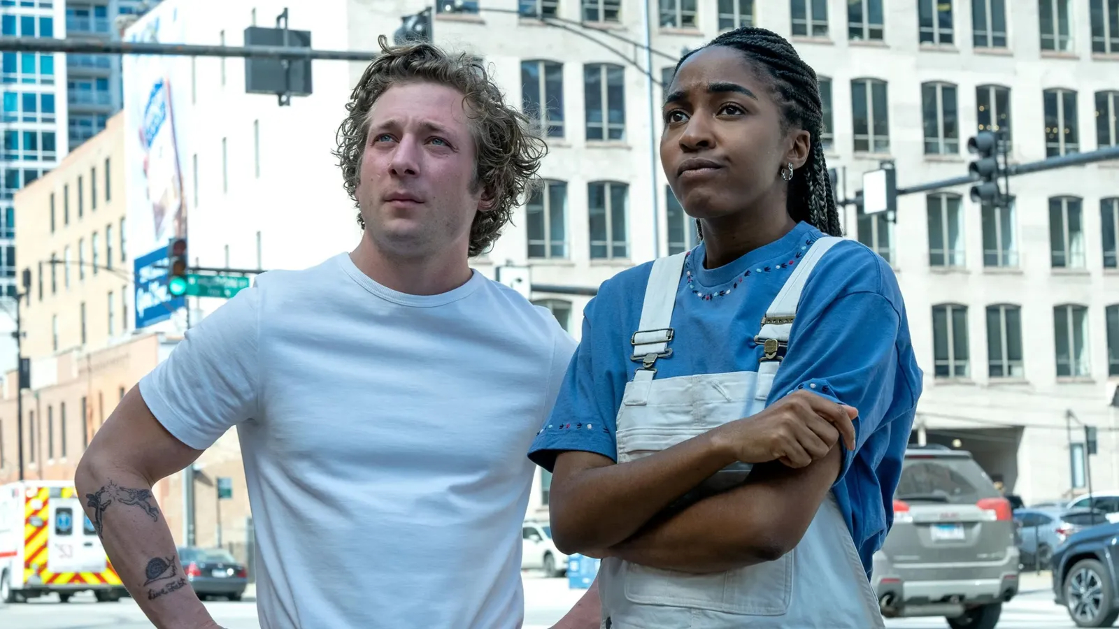 Jeremy Allen White und Ayo Edebiri aus "The Bear"