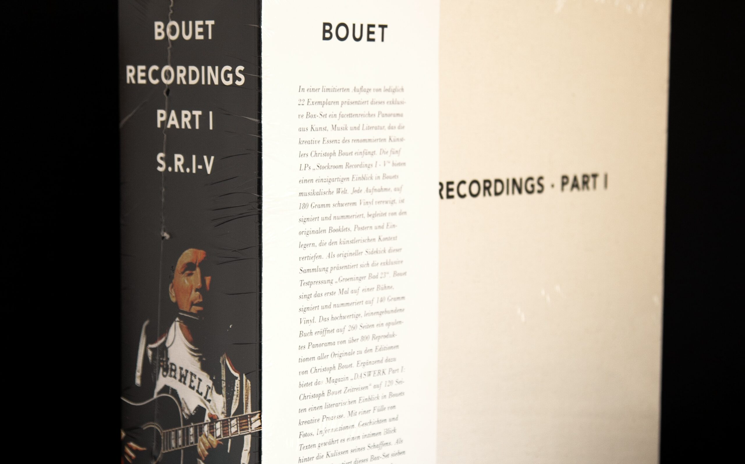 So sieht die Bouet-Box „Recordings Part I“ aus