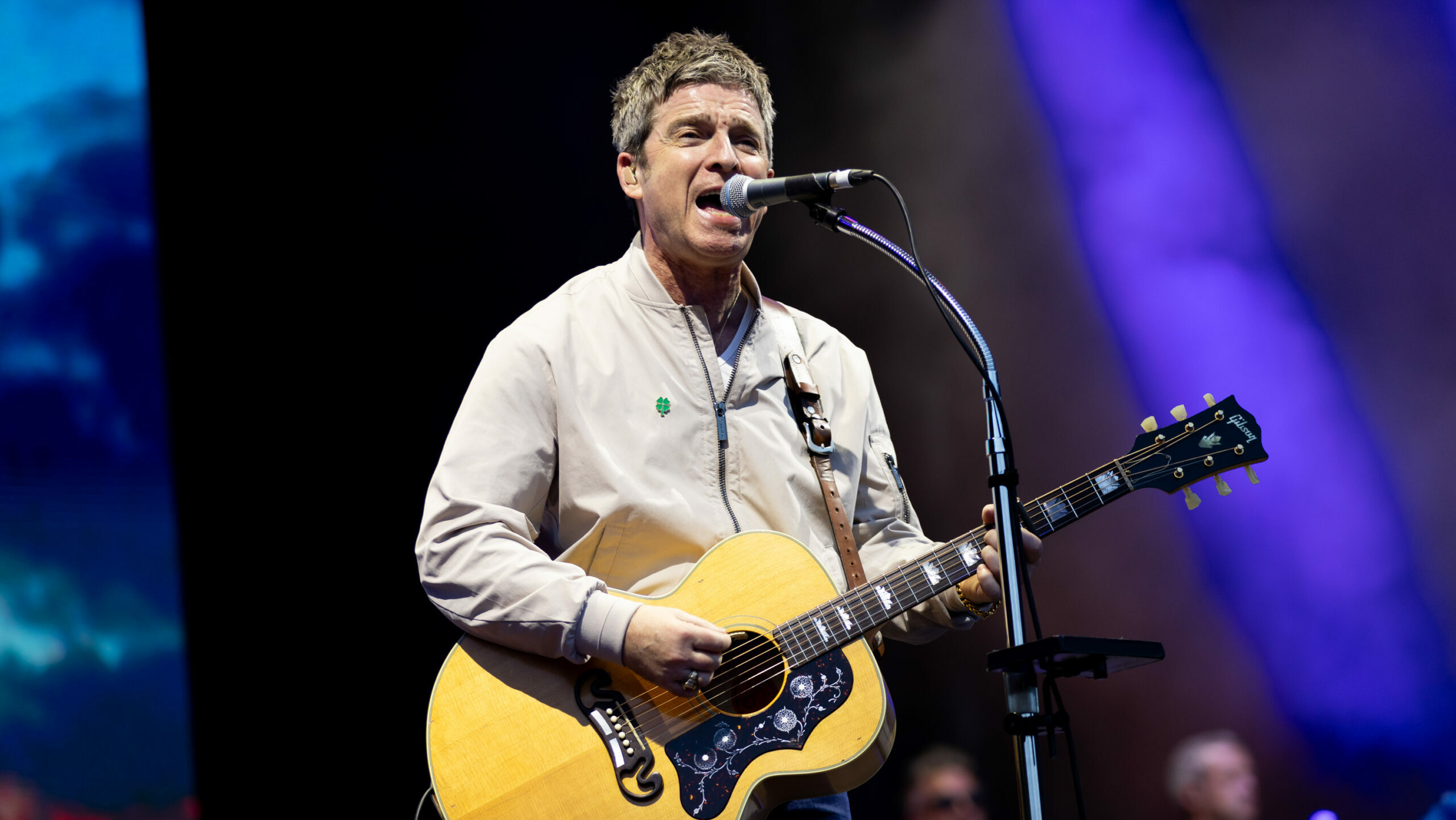 CARDIFF, WALES - JULY 17: (EDITORIAL USE ONLY) Noel Gallagher performs at Cardiff Castle on July 17, 2024 in Cardiff, Wales. (Photo by Mike Lewis Photography/Redferns)