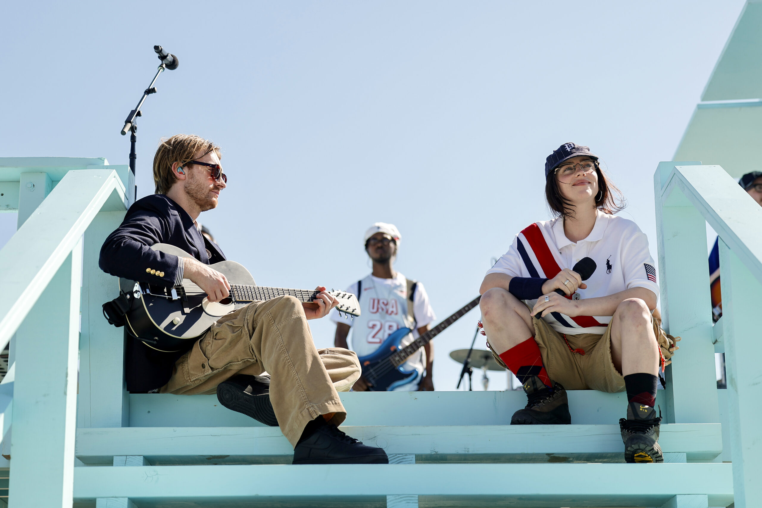 Finneas und Billie Eilish bei der LA28 Olympic Games Handover Celebration