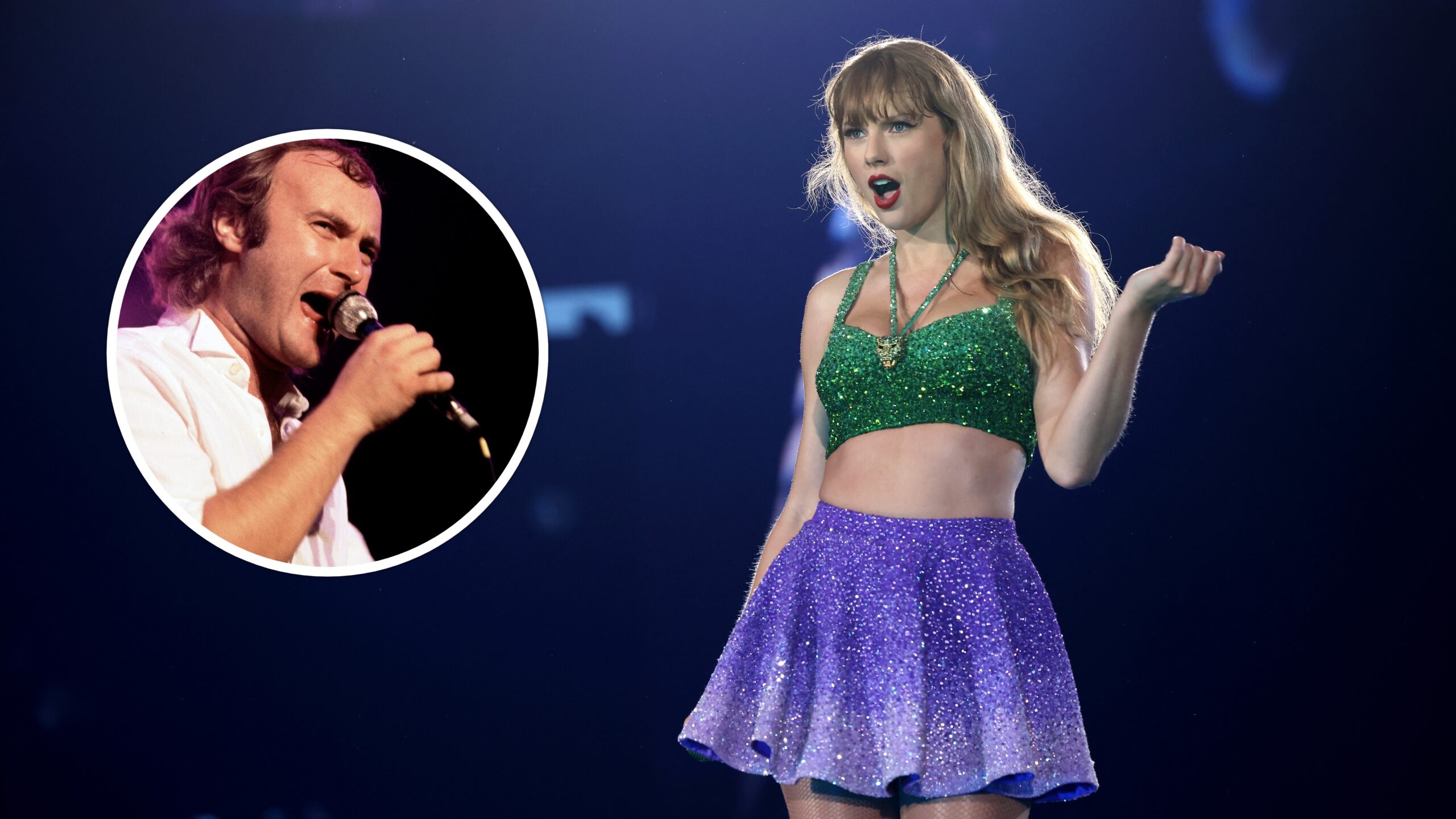 Reinste Gegenwart: Phil Collins und Taylor Swift