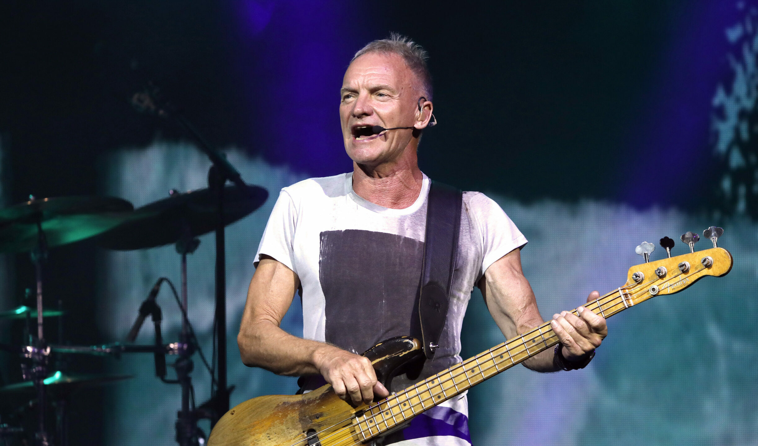 Sting bei seinem Auftritt mit Sting 3.0 in der Massey Hall in Toronto 2024