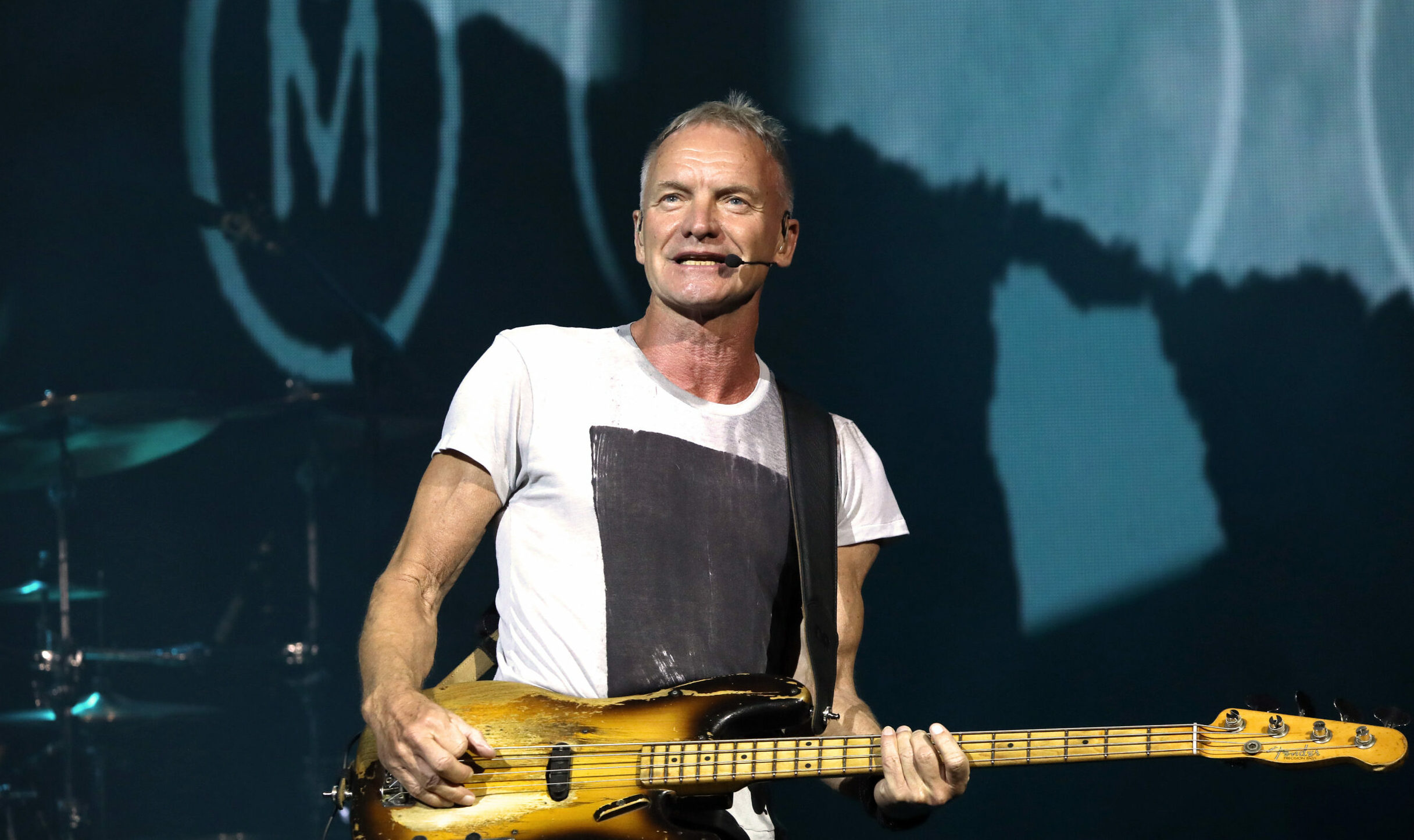 Sting bei seinem Auftritt mit Sting 3.0 in der Massey Hall in Toronto 2024