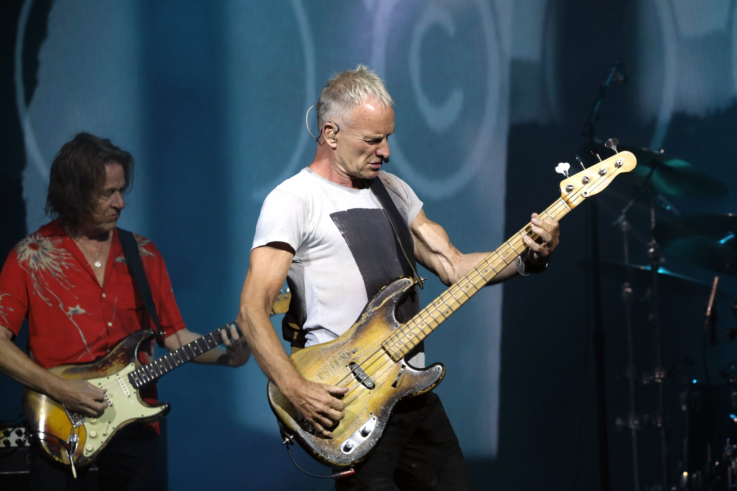 Sting bei seinem Auftritt mit Sting 3.0 in der Massey Hall in Toronto 2024