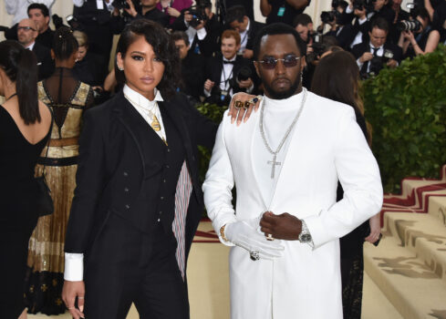 Cassie Ventura and Sean „Diddy“ Combs attend the Heavenly Bodies: Fashion & The Catholic Imagination Costume Institute Gala at The Metropolitan Museum of Art on May 7, 2018 in New York City