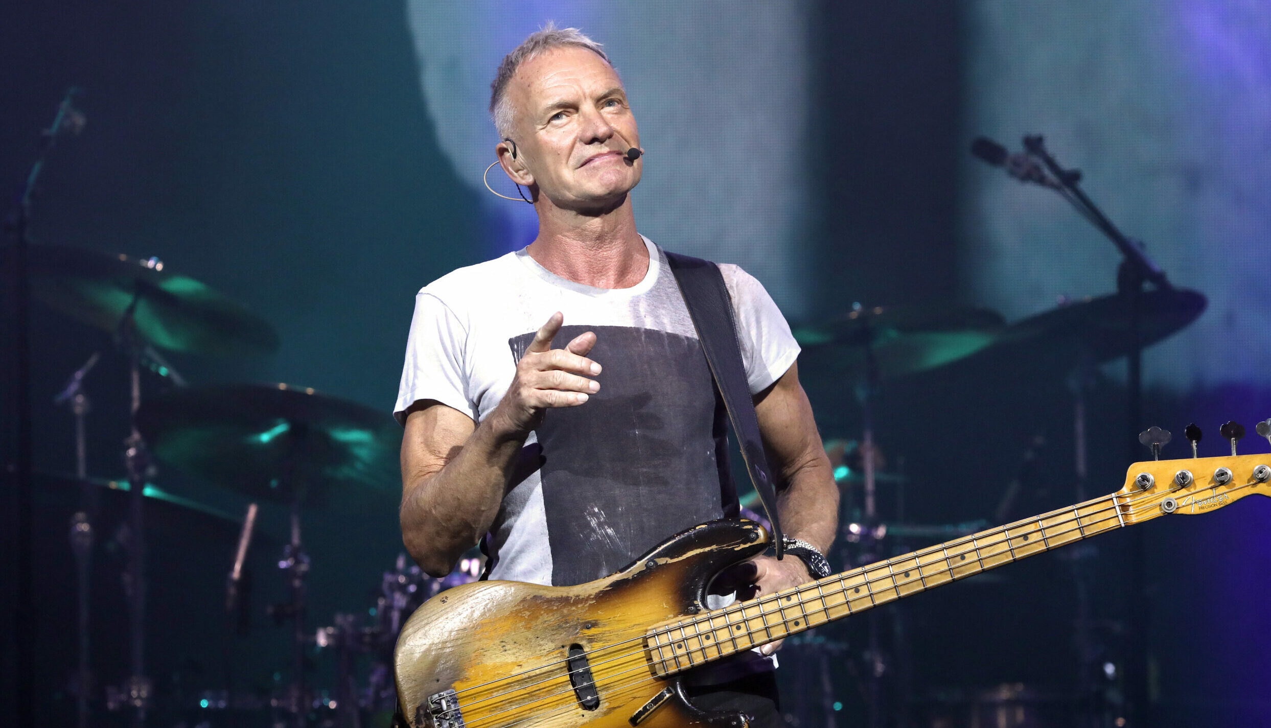 Sting bei seinem Auftritt mit Sting 3.0 in der Massey Hall in Toronto 2024