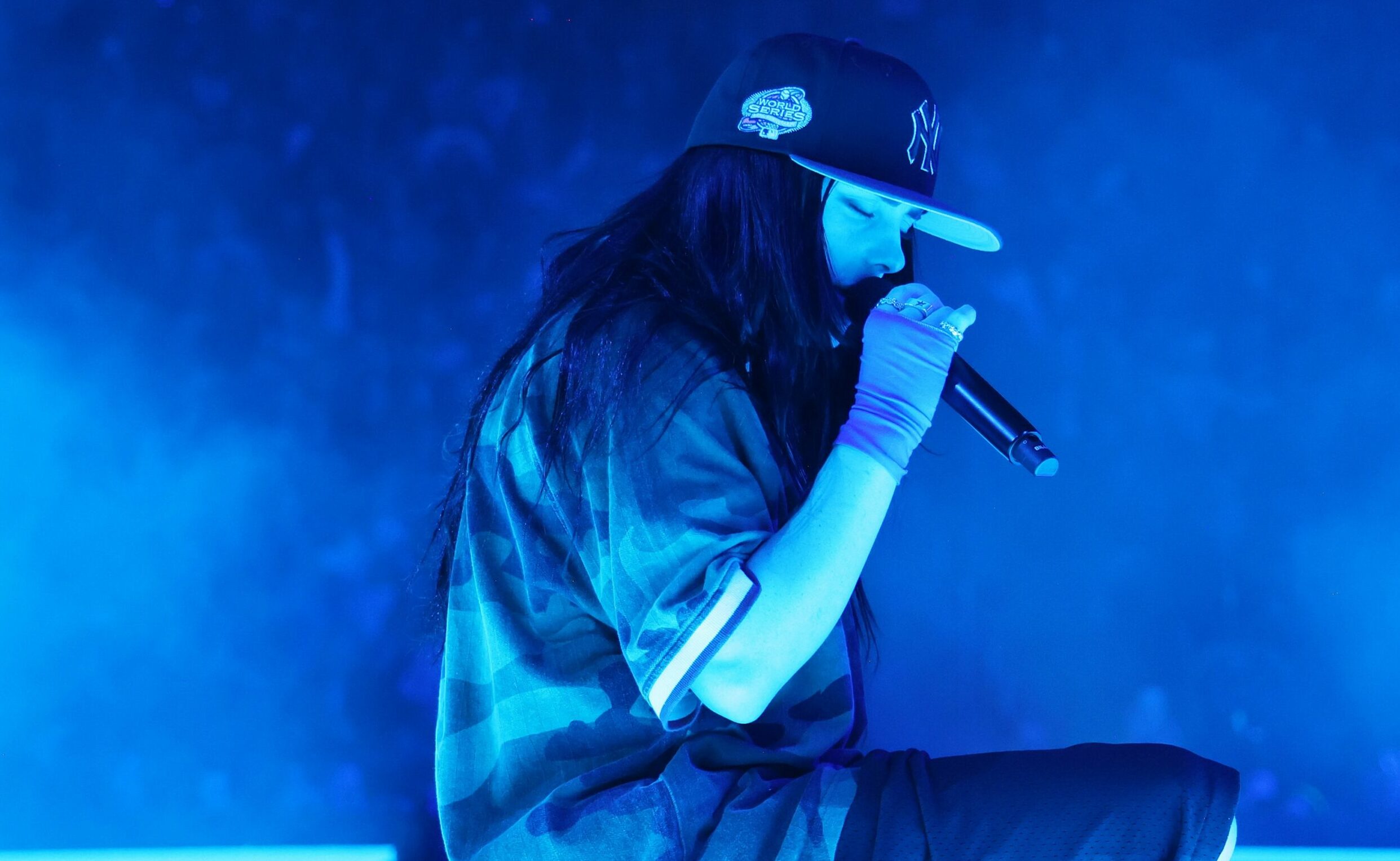 Billie Eilish bei ihrem Konzert im Madison Square Garden in New York 2024