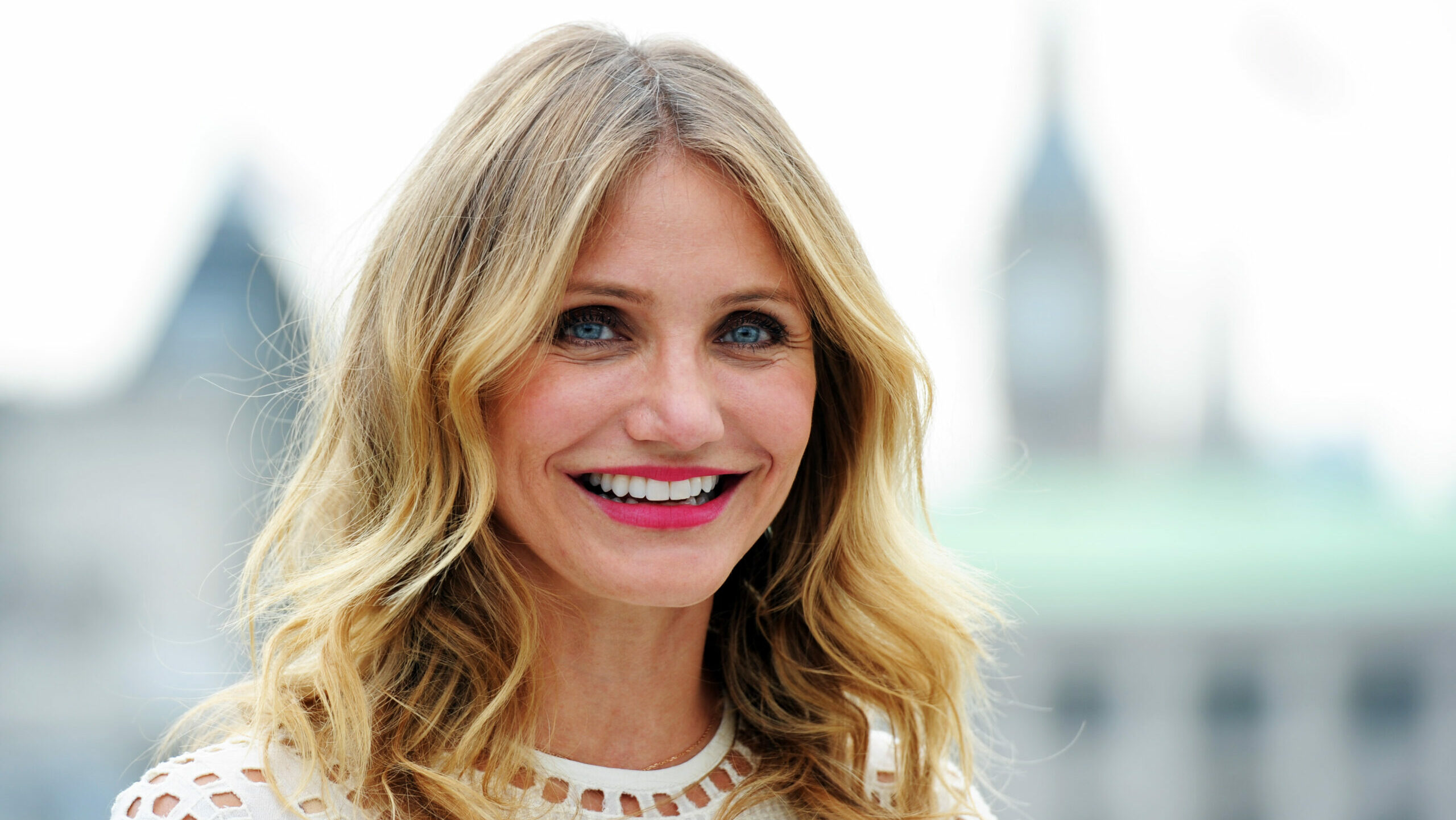 Cameron Diaz beim Fotoshooting für „Sex Tape“ in London (September, 2014)