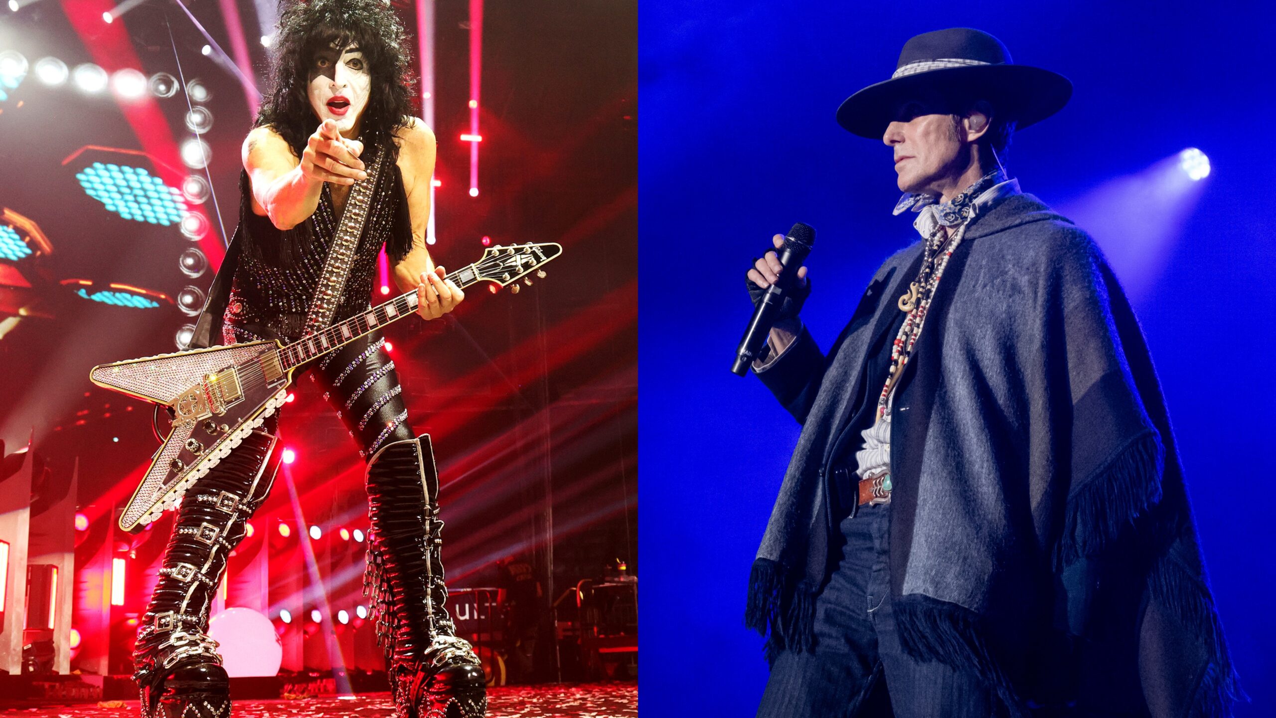 Paul Stanley von Kiss wäscht Perry Farrell und seinen Kollegen von Jene's Addiction den Kopf