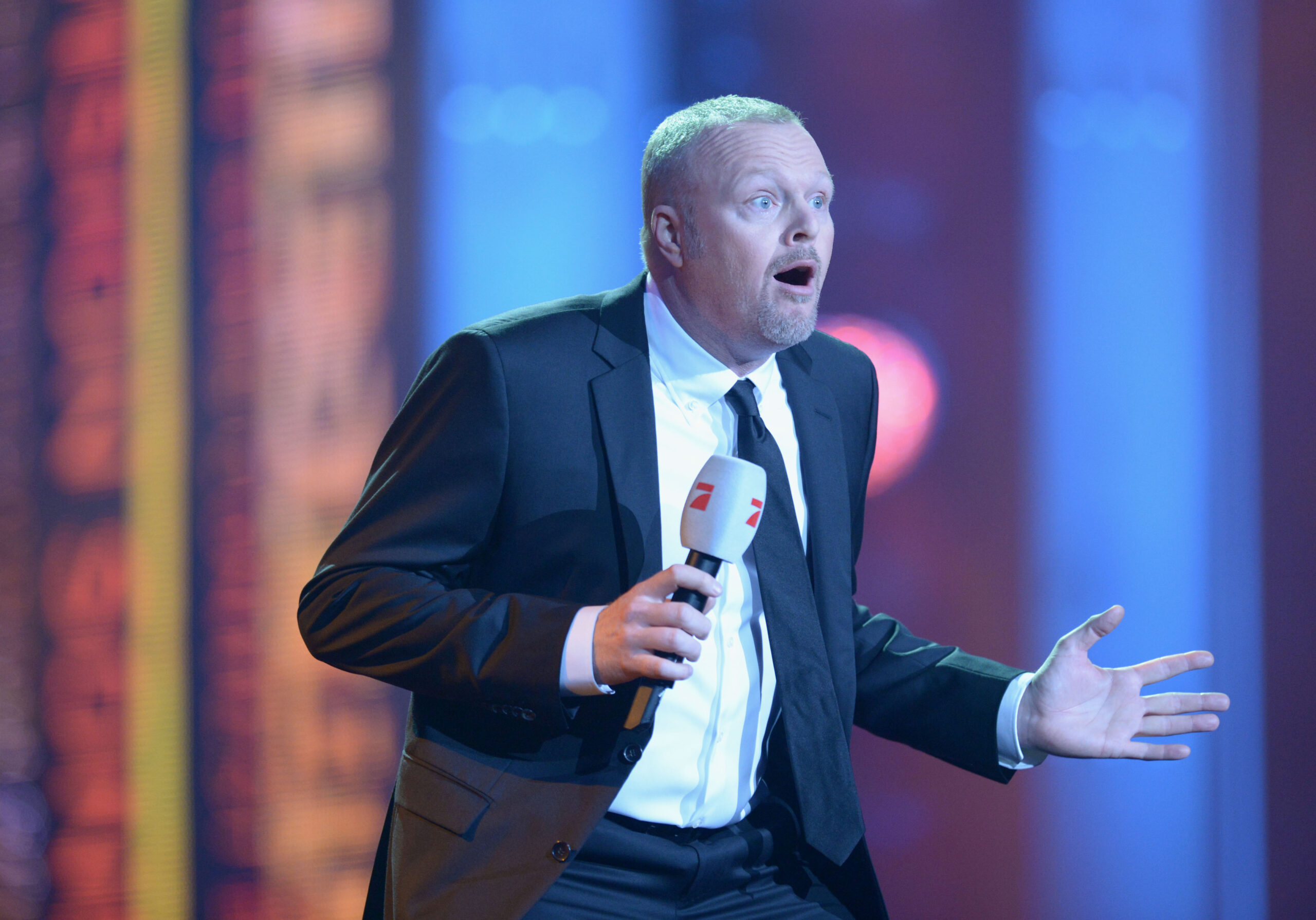 Entertainer Stefan Raab beim Bundesvision Song Contest, 2014