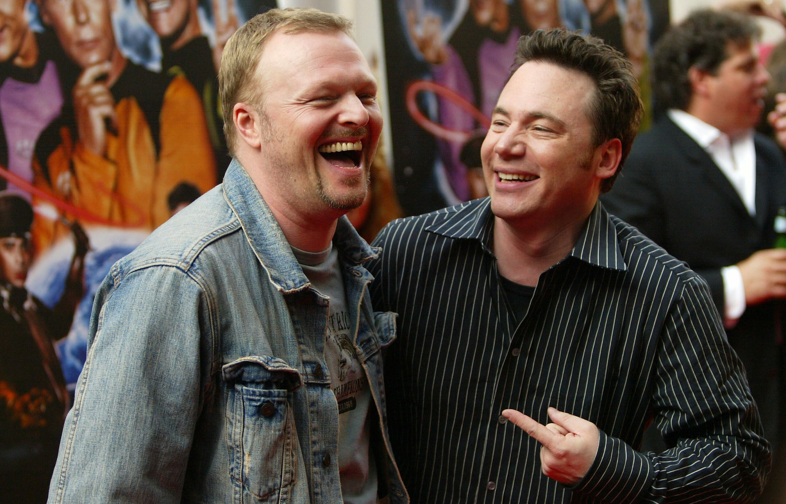 Stefan Raab (l.) und Michael "Bully" Herbig vor 20 Jahren im Jahr 2004