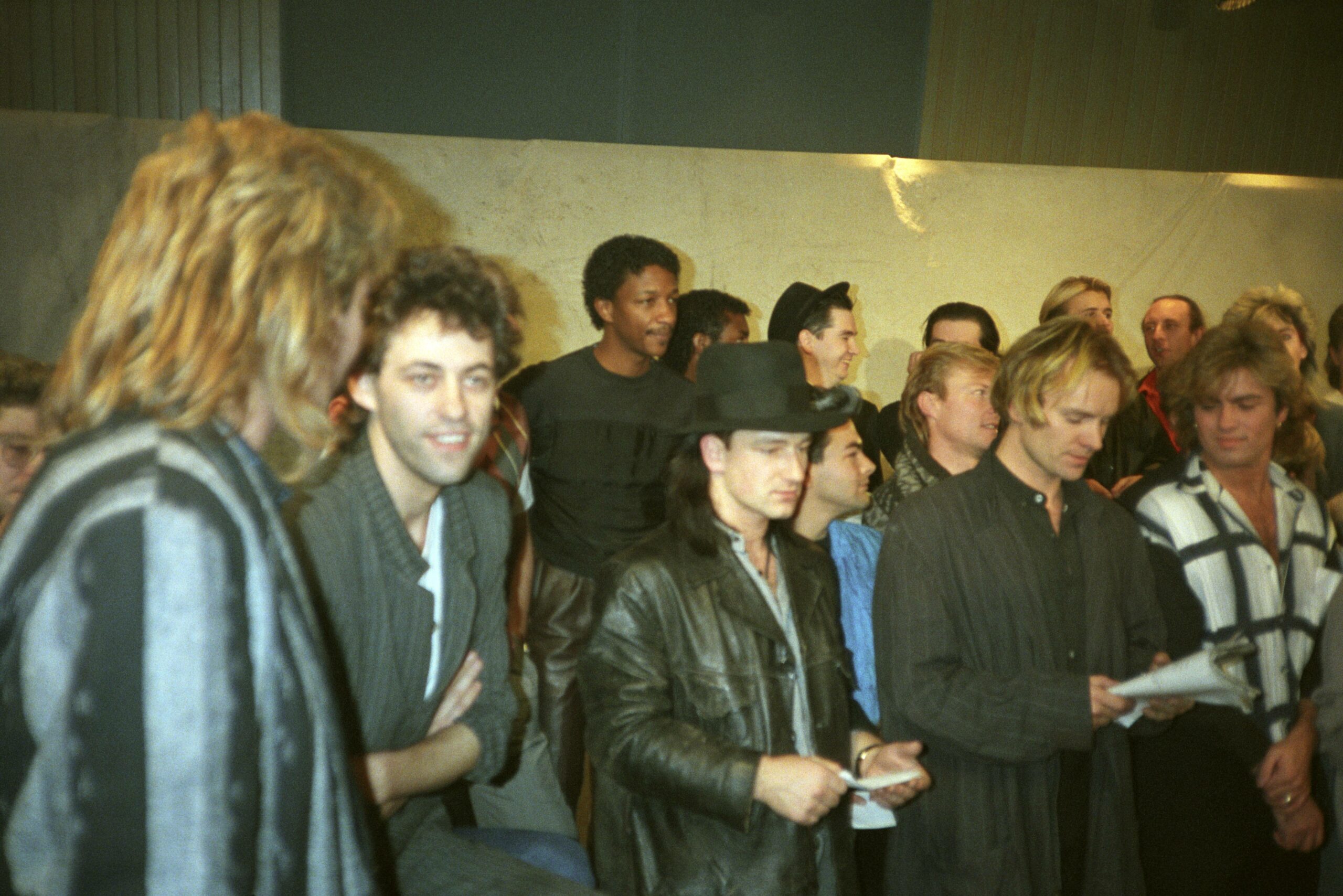 Band Aid in den Basing St Studios, 26. November 1984