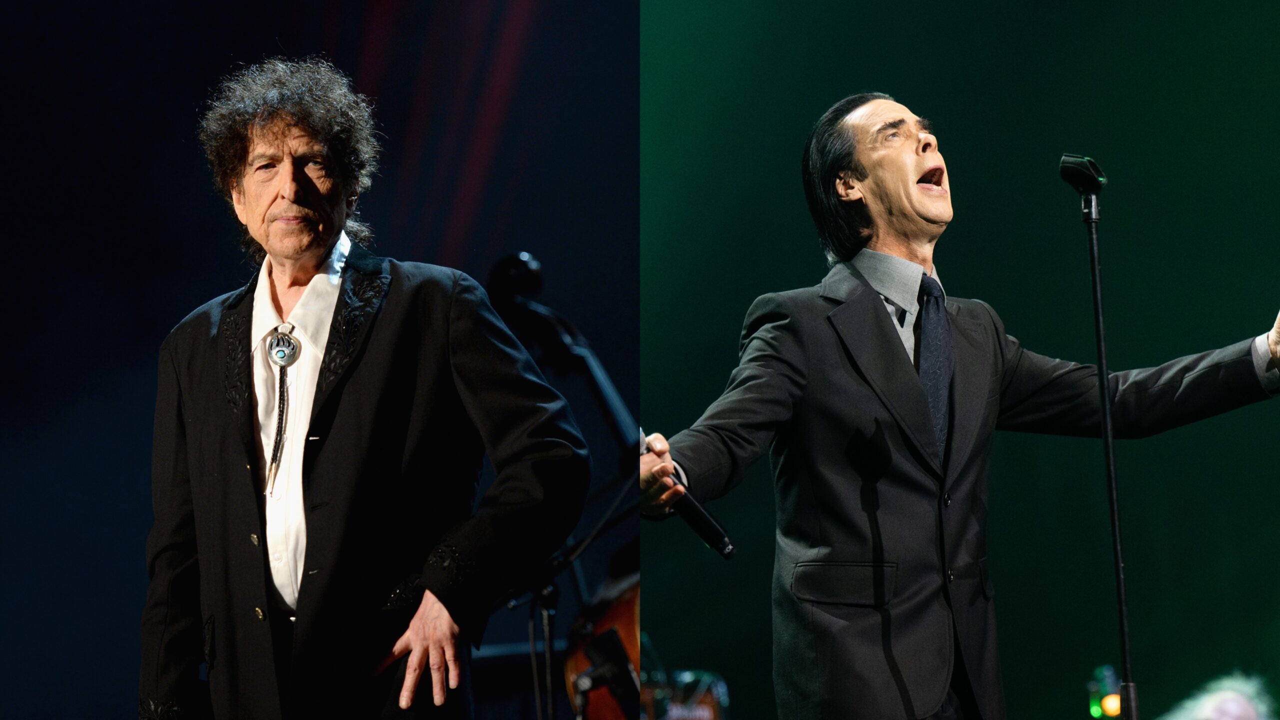 Bob Dylan (l.) / Nick Cave (r.)