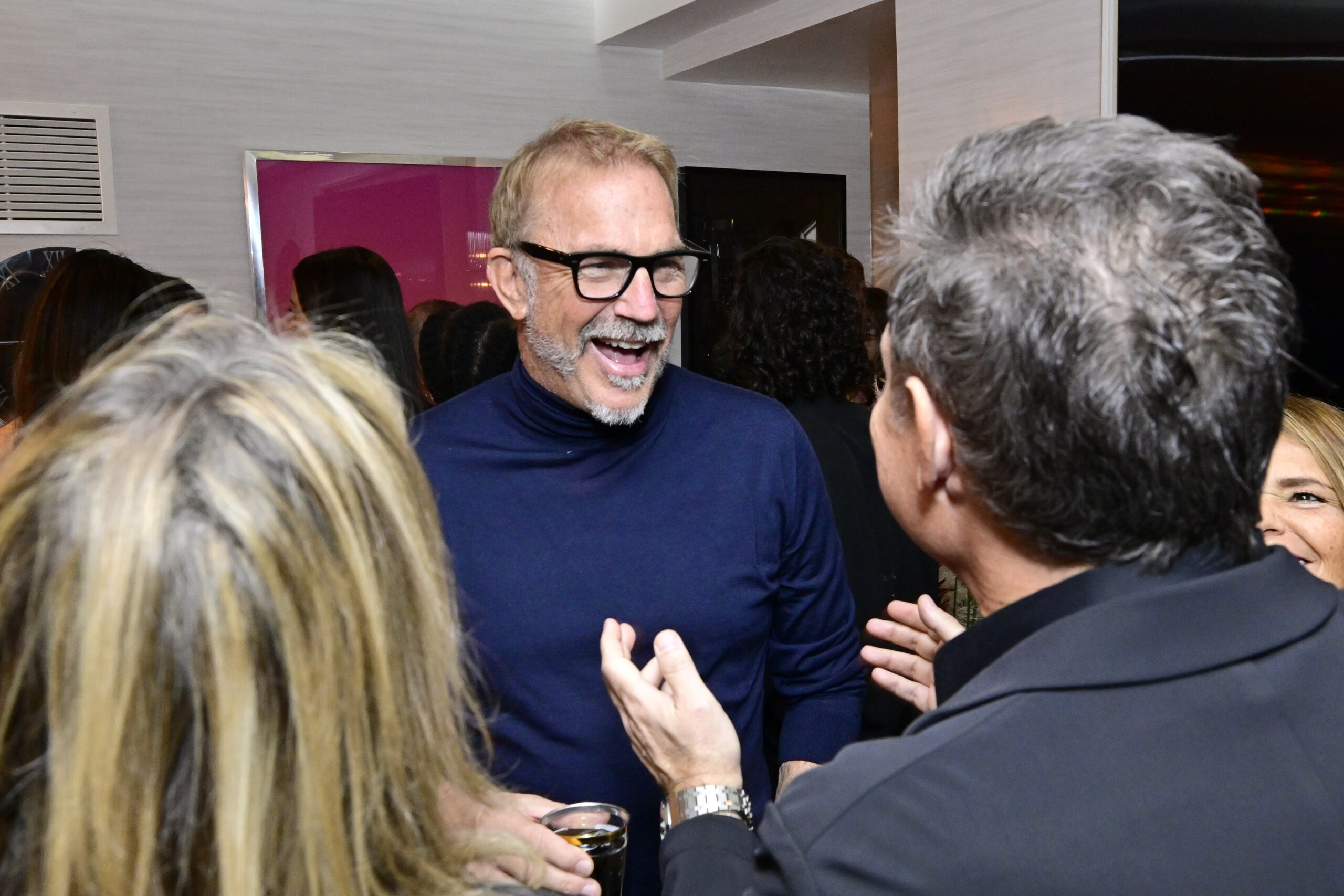 Kevin Costner auf der Party in New York City.