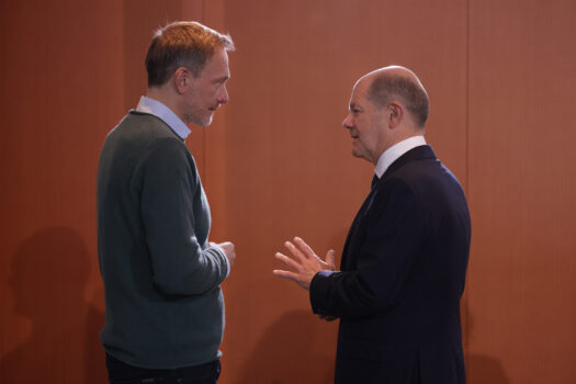 Olaf Scholz und Christian Lindner, 2023 